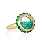 Antique 12 Ring Emerald Rings - Moritz Glik Ready to Ship emeralds