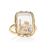 Antique Ring Yellow Rings - Moritz Glik Yellow Rose Cut diamonds
