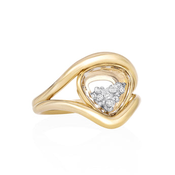 Cascavel Heart-ish Ring Petite Ring - Moritz Glik diamonds Cascavel