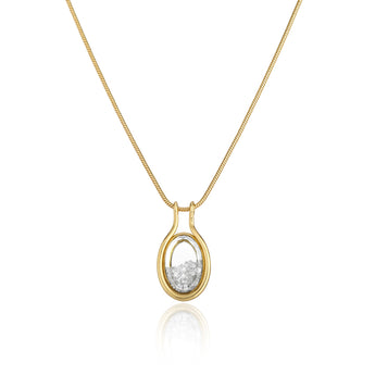 Cascavel Oval Necklace Necklaces - Moritz Glik diamonds