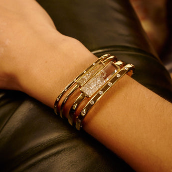 Core Bangle Bracelet Max Bracelets - Moritz Glik Ready to Ship diamonds