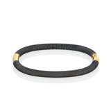Men's Textured Bangle Bracelet Men's - Moritz Glik Ready to Ship black diamond
