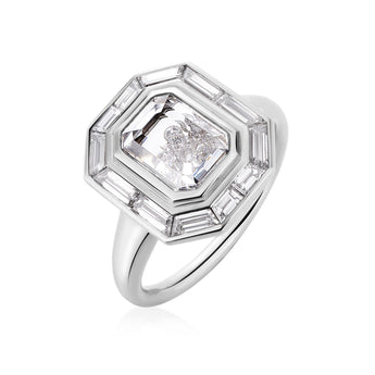 Portrait Diamond Shaker Ring Ring - Moritz Glik Ready to Ship diamonds