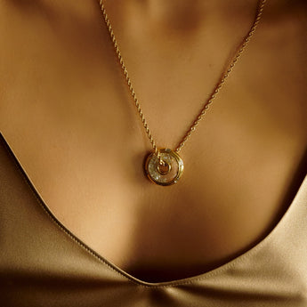 Roda 18 x 18 Baguettes Necklace Necklaces - Moritz Glik Ready to Ship diamonds