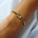 Unido Cushion Bracelet Max Bracelets - Moritz Glik Ready to Ship diamonds