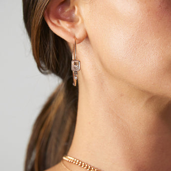 Bala Diamond Hoops Earrings - Moritz Glik diamonds Hoops Apura