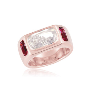 Brado Cigar Band Ruby Rings - Moritz Glik diamonds Elos Cigar Band