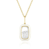 Janela Enamel Pendant Necklaces - Moritz Glik Enamel fall edit diamonds