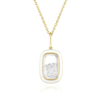 Janela Enamel Pendant Necklaces - Moritz Glik Enamel fall edit diamonds