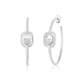 Elo 40 Shaker Hoops Earrings - Moritz Glik Elos Hoops diamonds