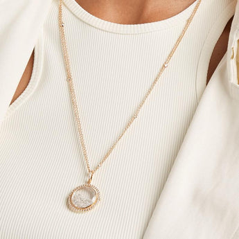 Halo 20 Shaker Necklace Necklaces - Moritz Glik diamonds Get Gifted Core