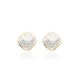 Naipe Shaker Studs Cushion Earrings - Moritz Glik diamonds Core