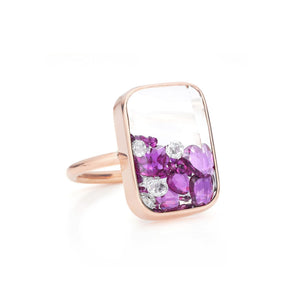 Ten Fourteen Ruby Rings - Moritz Glik diamonds Kaleidoscope Colors Core