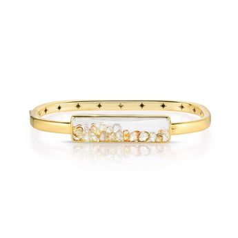 Yellow Diamond Shaker Bangle Bracelets - Moritz Glik diamonds Kaleidoscope Colors Core