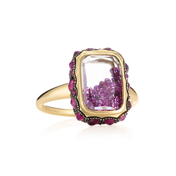 Antique Ring Petite Ruby Rings - Moritz Glik rubies Antique