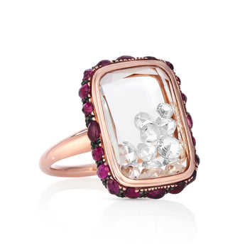 Antique Ring Ruby Rings - Moritz Glik Ready to Ship rubies diamonds