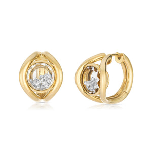 Cascavel Huggie Earrings Earrings - Moritz Glik diamonds