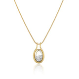 Cascavel Oval Necklace Necklaces - Moritz Glik diamonds