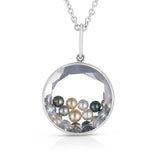 Concha 18 Gray Pearl Necklace Necklaces - Moritz Glik Ready to Ship Pearls