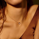 Naipe Circle Necklace Necklaces - Moritz Glik Ready to Ship diamonds