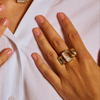 Ten Fourteen Triple Stack Ring product_description_first_two_sentences - shop_name
