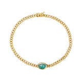 Unidinho Oval Bracelet Petite Emerald Bracelets - Moritz Glik emeralds