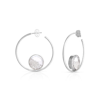 Baile Shaker Hoops Earrings - Moritz Glik diamonds Hoops Circo
