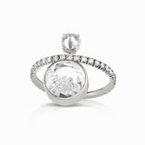 Diamond Eternity Shaker Ring Rings - Moritz Glik Core diamonds Alternative Bridal