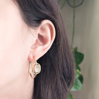 Elo 25 Shaker Hoops Earrings - Moritz Glik Elos fall edit diamonds
