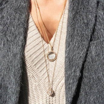 Halo 20 Shaker Necklace Necklaces - Moritz Glik diamonds Get Gifted Core