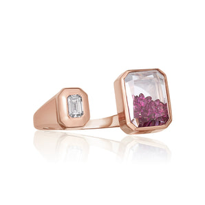 Open Ruby Shaker Ring Rings - Moritz Glik Ready to Ship rubies Apura
