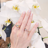Plural Open Ring in 18 karat gold by MORITZ GLIK