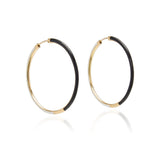 Reversible Enamel Hoops Earrings - Moritz Glik Enamel fall edit diamonds