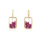 Ten Fourteen Petite Earrings Ruby Earrings - Moritz Glik Kaleidoscope Colors Core